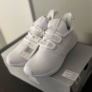 Adidas Cloud foam Pure 2.0 Running shoes | White w stripe | Women 7.5/Men 6